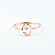 Solstice Solitaire Diamond Ring