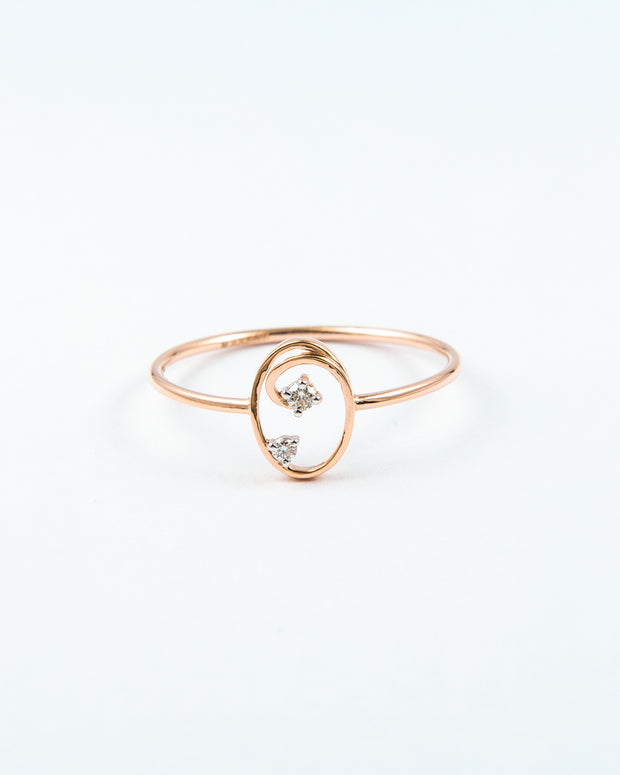 Solstice Solitaire Diamond Ring