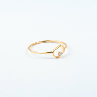 Halcyon Solitaire Diamond Ring