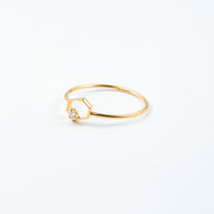Halcyon Solitaire Diamond Ring