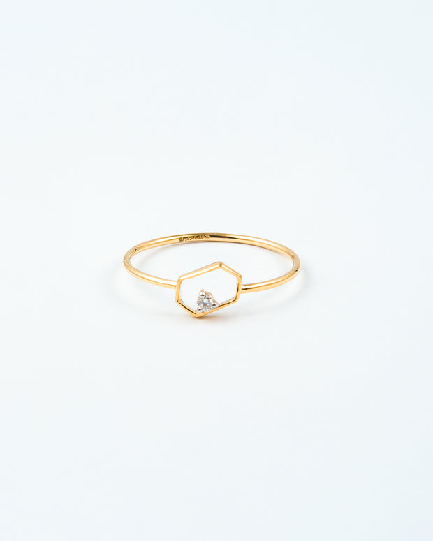 Halcyon Solitaire Diamond Ring