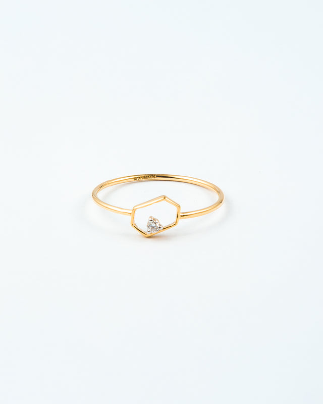 Halcyon Solitaire Diamond Ring