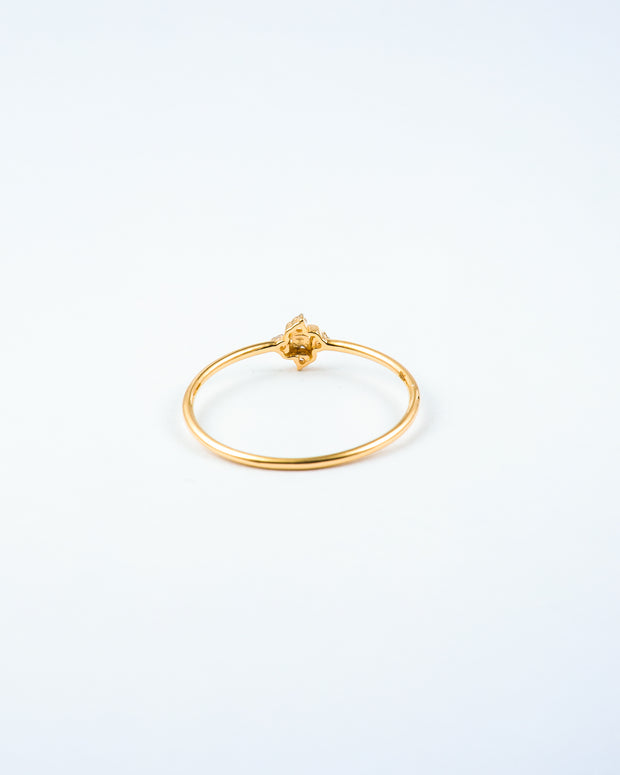 Aurora Solitaire Diamond Ring