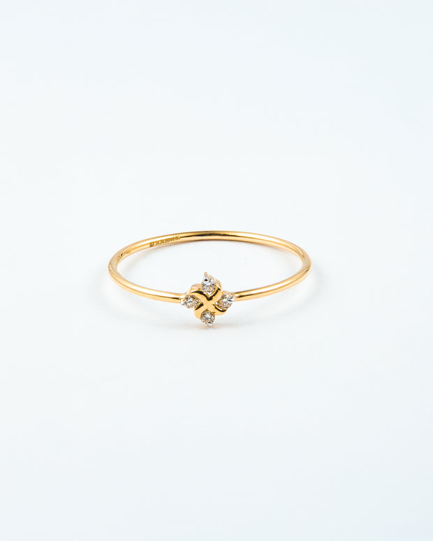 Aurora Solitaire Diamond Ring