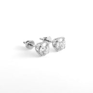 Timeless Round Brilliant Lab-Grown Diamond Stud Earrings