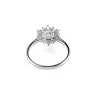 Floral 1.45ct Round Brilliant Lab-Grown Diamond Halo Ring