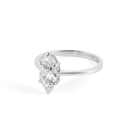 Marquise-Cut Lab-Grown Diamond Solitaire Ring