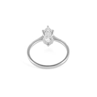 Marquise-Cut Lab-Grown Diamond Solitaire Ring
