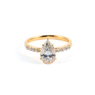 Radiant Pear-Shaped Lab-Grown Diamond Ring