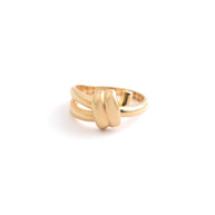 Sculpted Knot Band Ring in 18K Yellow Gold