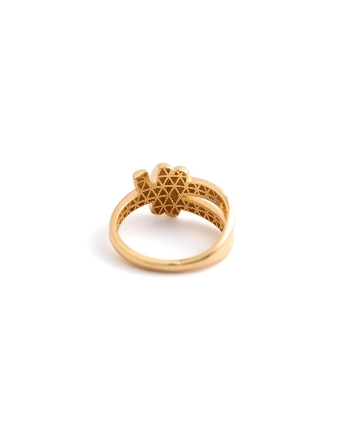 Sculpted Knot Band Ring in 18K Yellow Gold