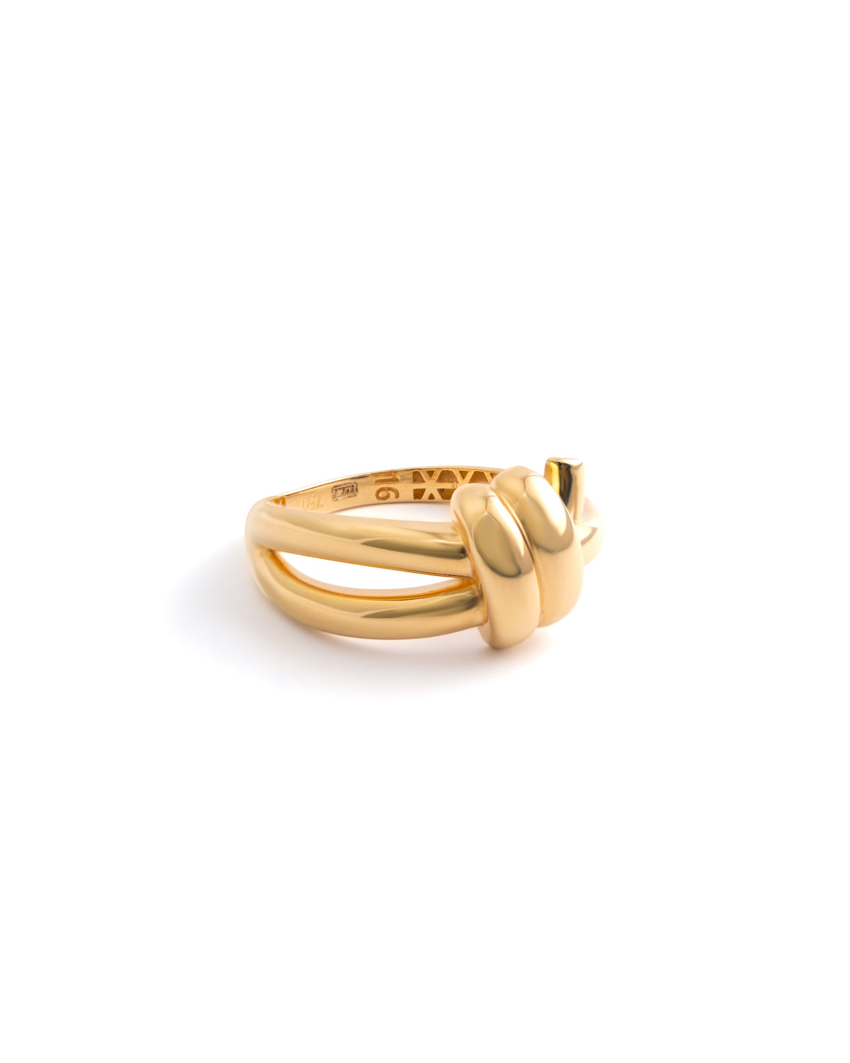 Sculpted Knot Band Ring in 18K Yellow Gold
