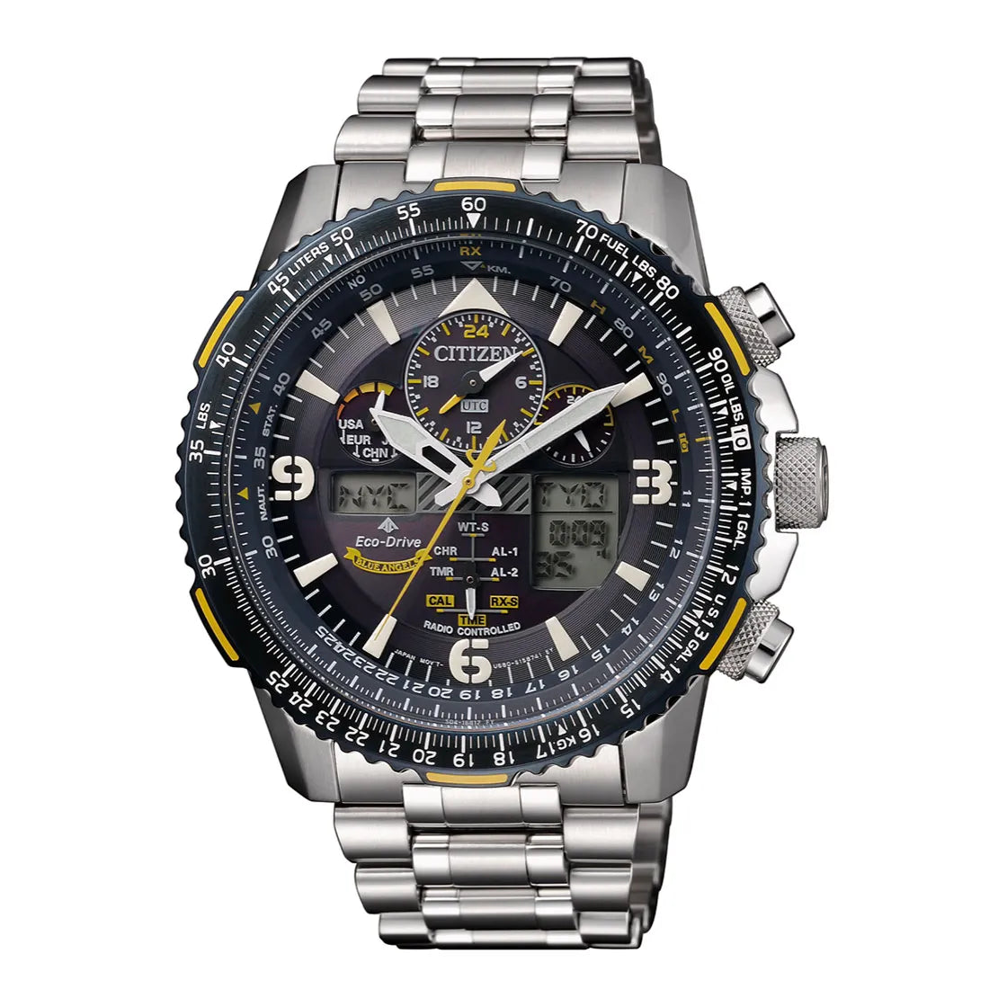 Citizen Promaster Blue Angels JY8078-52L Skyhawk AT Eco-Drive Atomic Timekeeping Men's Watch