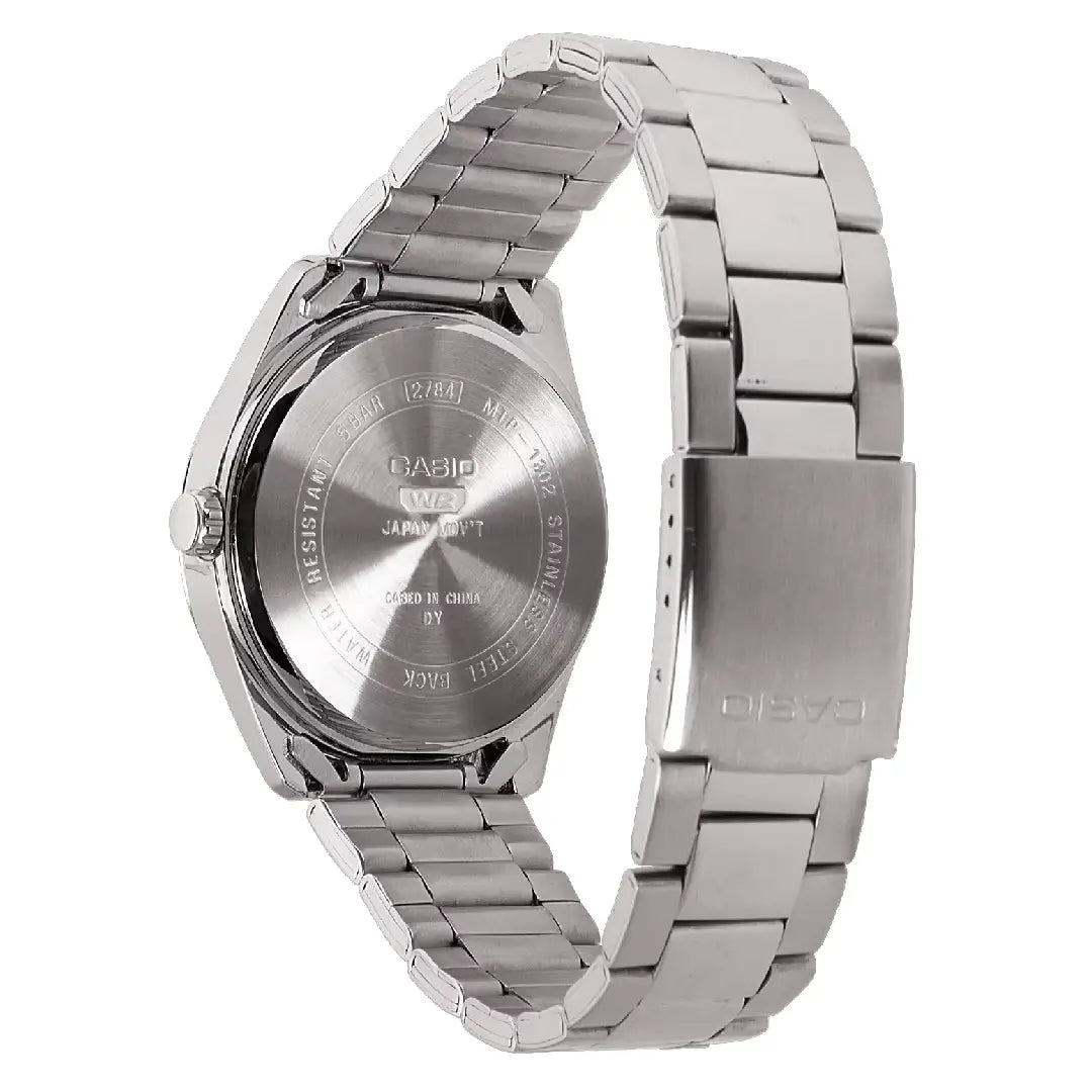 Casio Classic MTP-1302PD-2A2VEF Rare Analog Tiffany Dial Stainless Steel Men's Watch