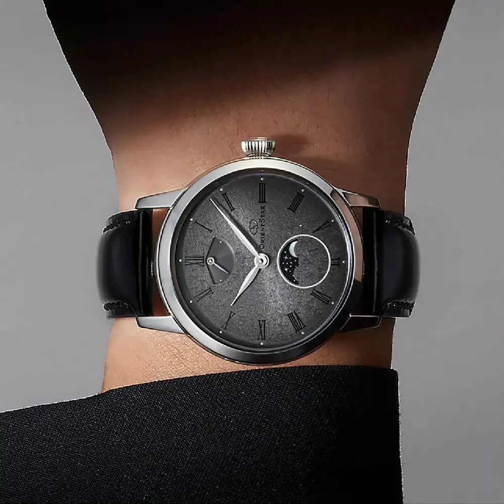 Orient Star M45 Classic Moon Phase Pleiades Hand-Wound RE-BW0005N00B Men's Watch