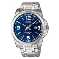 Casio Collection Analog MTP-1314D-2AVDF Blue Dial Stainless Steel Men's Watch