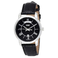 Casio Beside Analog BEM-152L-1AVDF Black Dial Leather Strap Men's Watch