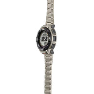Casio ProTrek PRG-340T-7DR Digital Tough Solar Triple Sensor Silver Dial 51.7mm Stainless Steel Men's Watch
