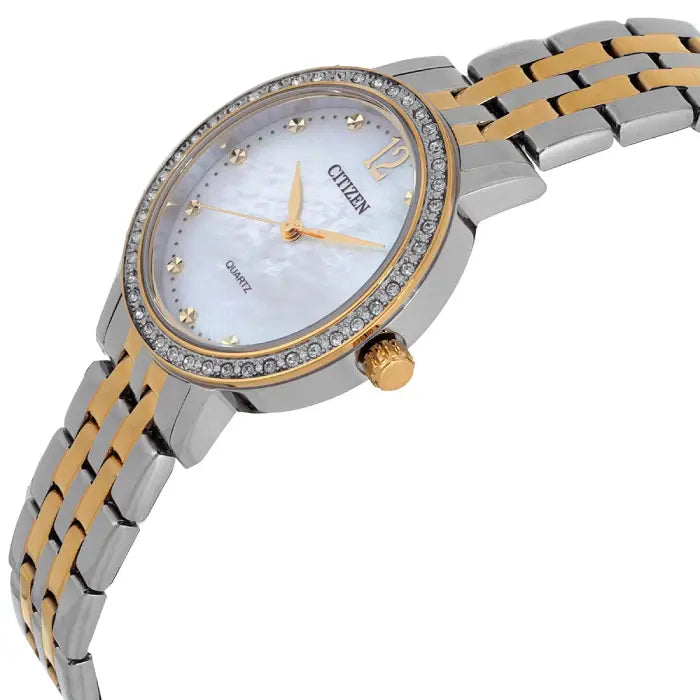 Citizen Quartz Crystal Cluster EL3104-54D Women's Watch