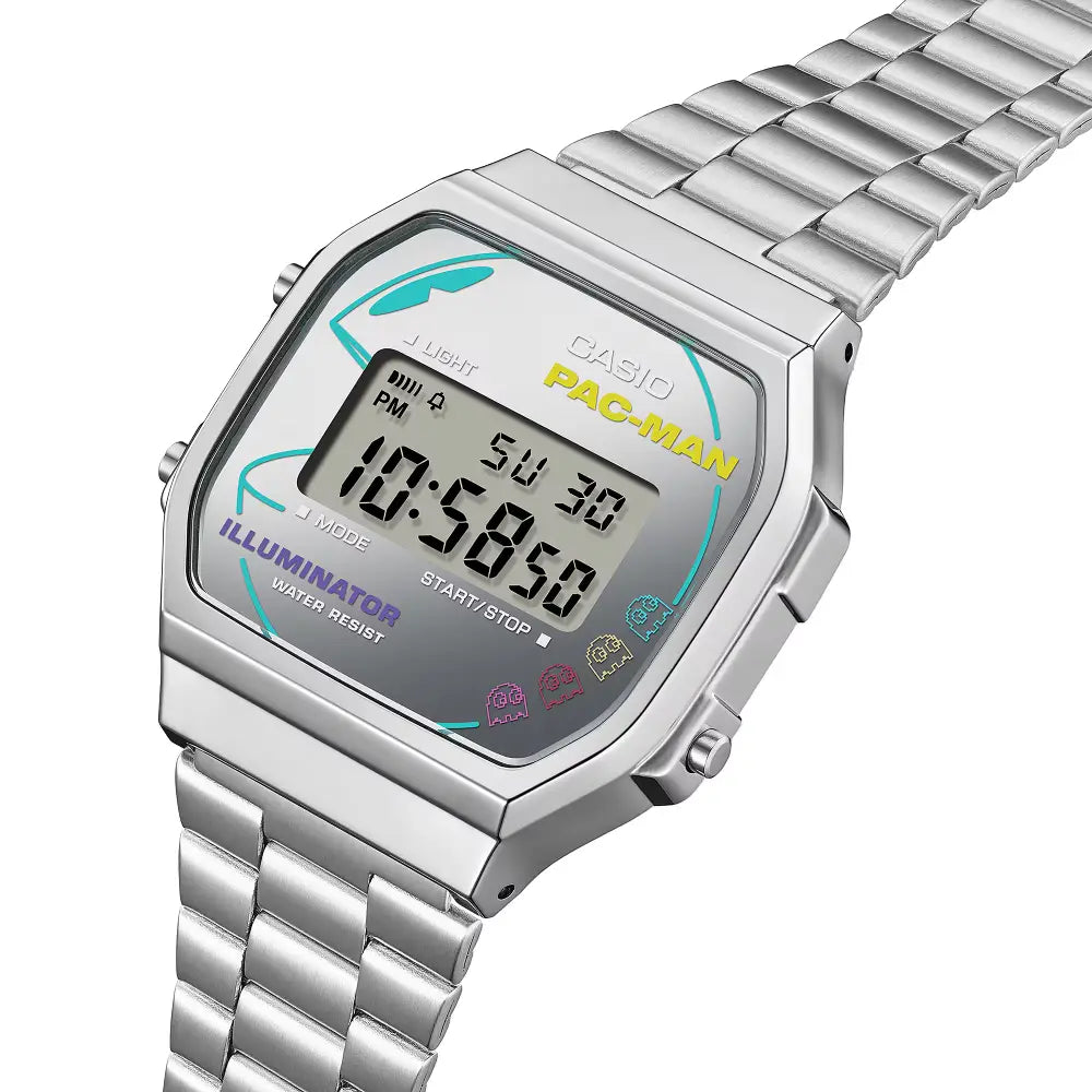 Casio Vintage Digital A168WEPC-7ADR PAC-MAN  Unisex Watch