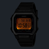 Casio Digital W-738H-3AVDF 42.8mm  Grey Dial Green Resin Strap Men's Watch