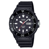 Casio Collection Analog MRW-230H-1E1VDF Black Dial Resin Strap Men's Watch