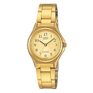 Casio Enticer Ladies Analog LTP-1130N-9BRDF Gold Dial Stainless Steel Women's Watch