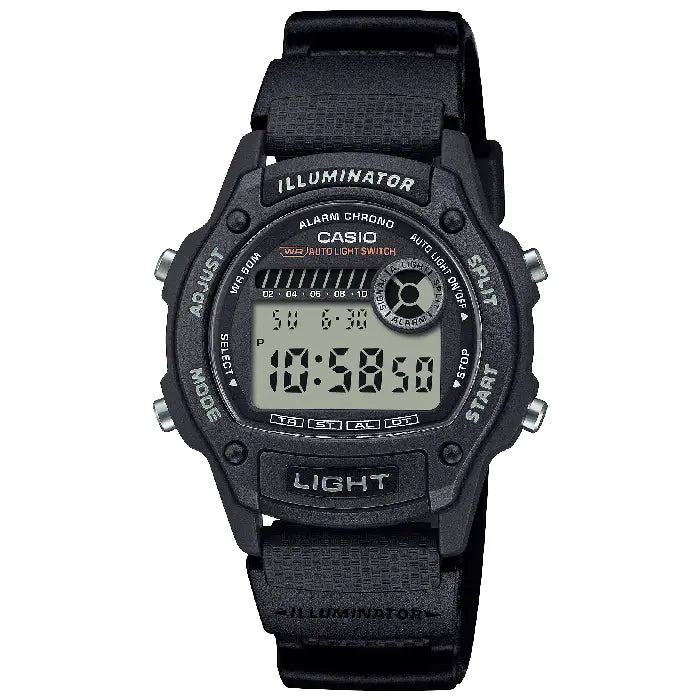 Casio Collection W-220H-1A Digital Dial Resin Strap Men's Watch