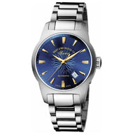 West End Silk Road III Automatic 8050.10.3277 Metallic Blue Dial Stainless Steel Men's Watch