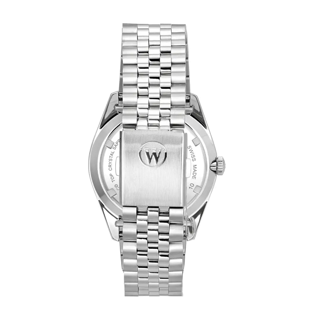 West End Automatic Analog The Classics XL 6868.10.2587N White Dial 41mm Stainless Steel Men's Watch