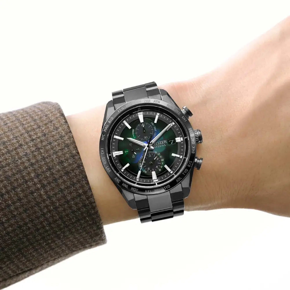 Citizen Attesa Eco-Drive Radio Controlled Layers of Time AT8286-65E Men's Watch