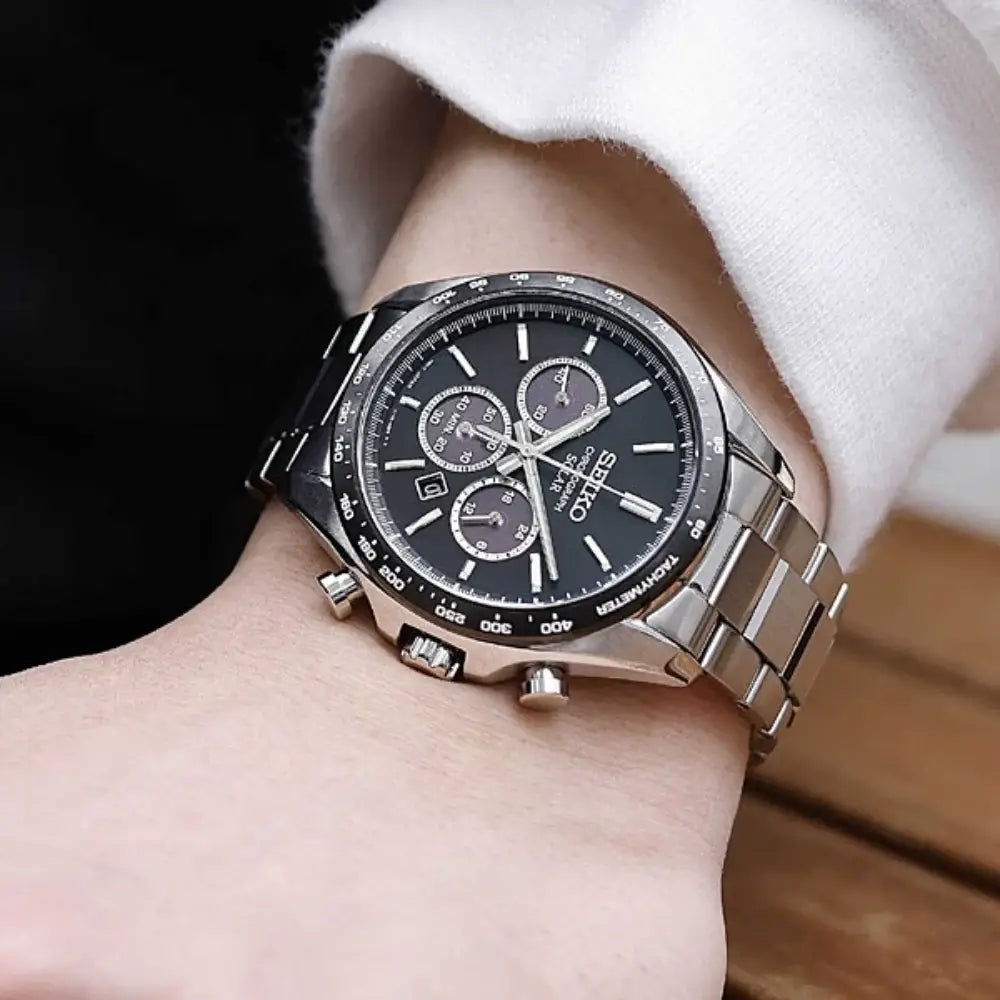 Seiko Selection S Series SBPY167 Solar Chronograph Men's Watch