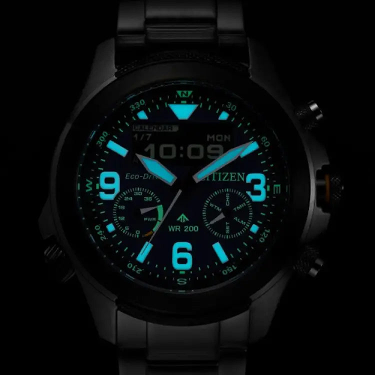 Citizen Promaster Land JV1007-07E Ani-Digi Men's Watch