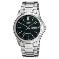 Casio Collection Analog MTP-1239D-1ADF Black Dial Stainless Steel Men's Watch