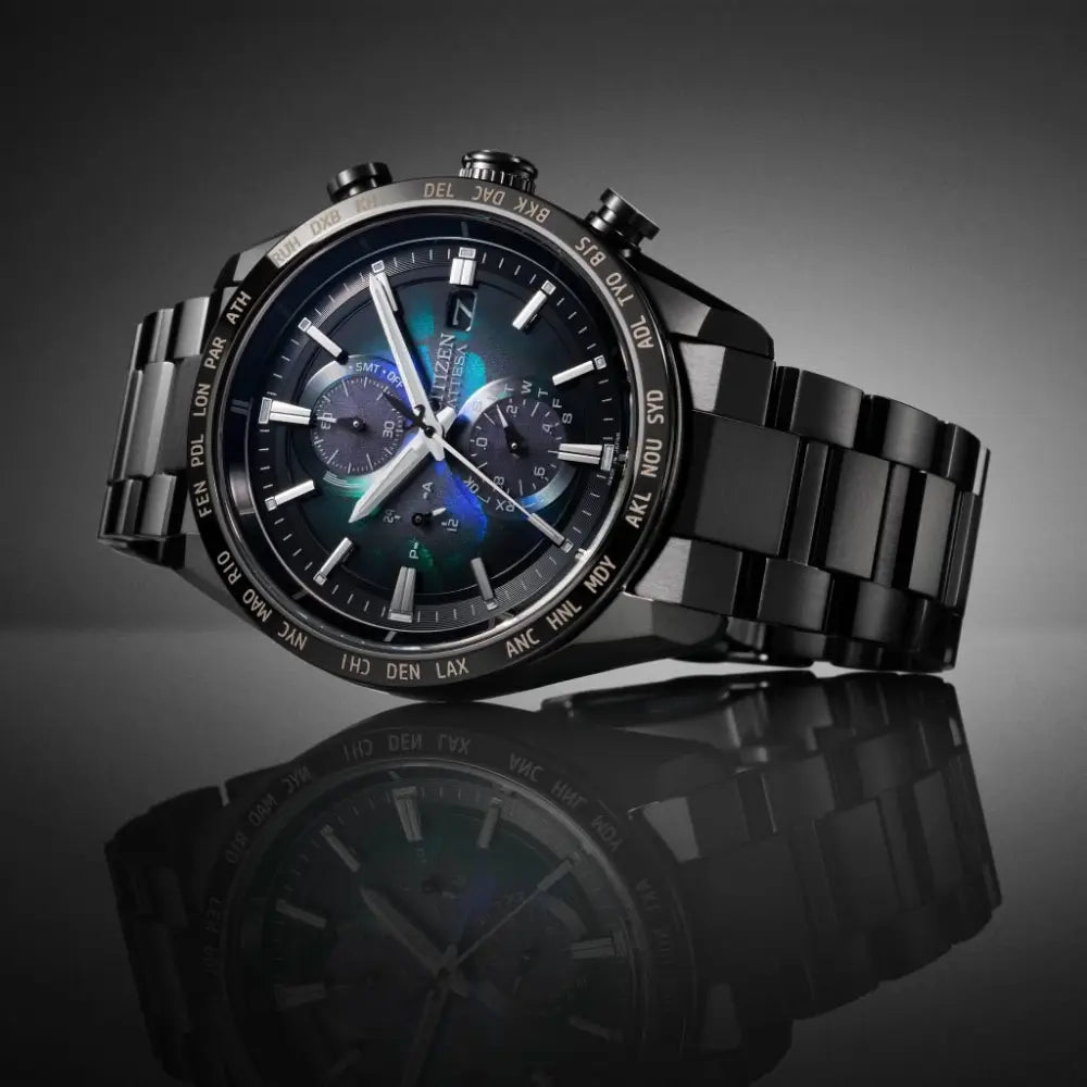 Citizen Attesa Eco-Drive Radio Controlled Layers of Time AT8286-65E Men's Watch