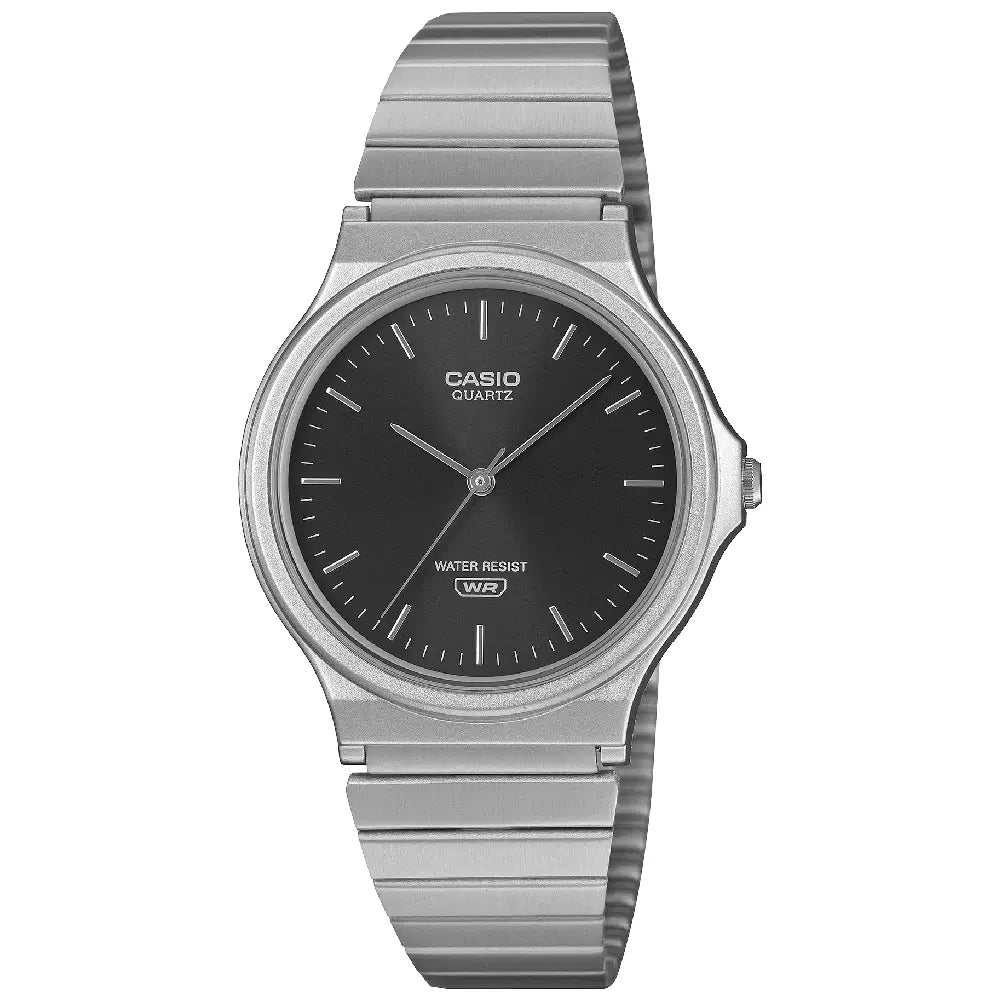 Casio Classic Analog 34.9mm MQ-24DA-1A Black Dial Stainless Steel Unisex Watch