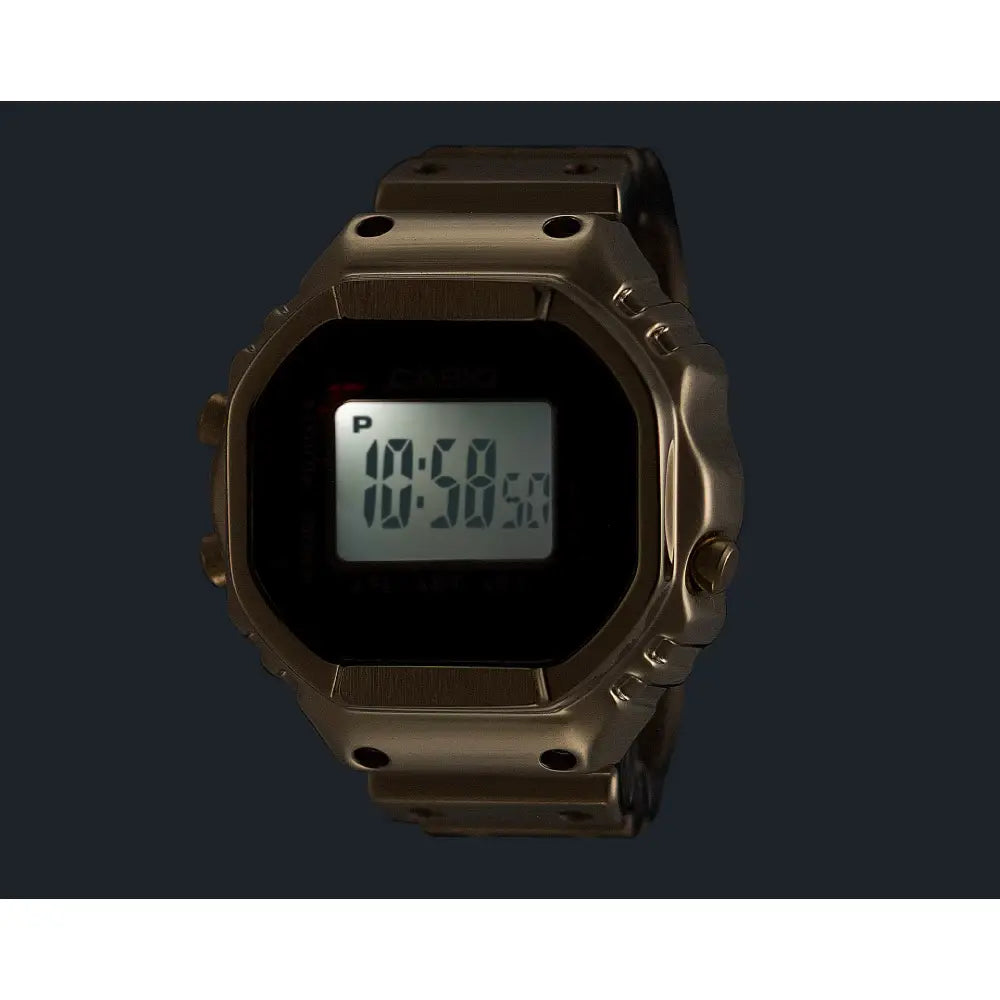 Casio Digital Ring Watch Limited Edition CRW-001G-9J Digital Dial Gold Stainless Steel Men's Watch
