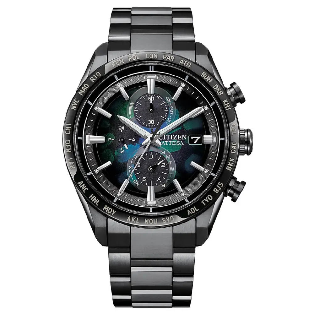 Citizen Attesa Eco-Drive Radio Controlled Layers of Time AT8286-65E Men's Watch