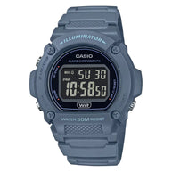 Casio Youth Digital W-219HC-2BVDF Blue Digital Dial Resin Strap Men's Watch