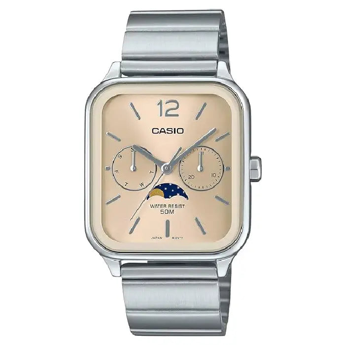 Casio Enticer MTP-M305D-9AVDF Multi-Hand Moon Phase Analog Men's Watch