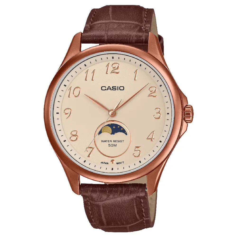 Casio Classic MTP-M110RL-5A Analog (New Model) Moon Phase Men's Watch