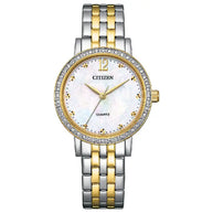 Citizen Quartz Crystal Cluster EL3104-54D Women's Watch