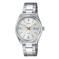 Casio Enticer Ladies Analog LTP-1302D-7A2VDF Silver Dial Stainless Steel Women's Watch