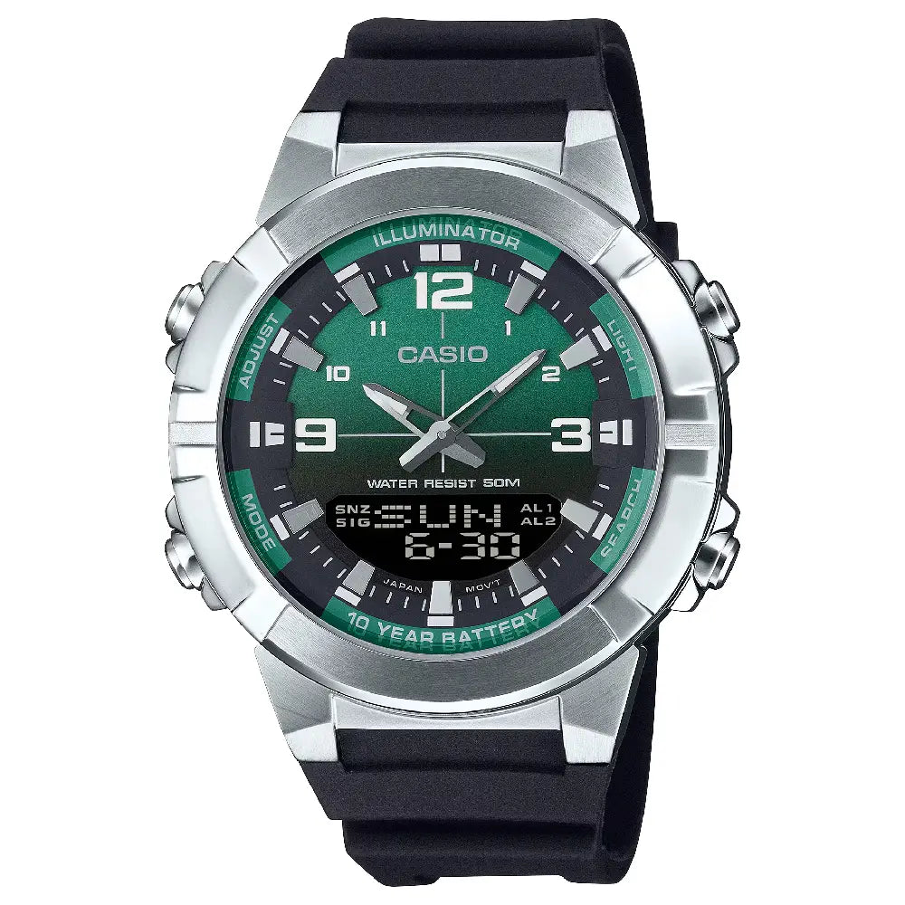 Casio Analog-Digital World Time AMW-870A-3AVDF Men's Watch
