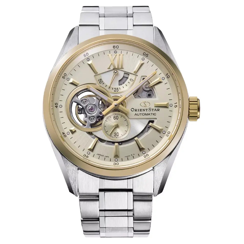 Orient Star RE-AV0124G00B Contemporary Open Heart Power Reserve Men's Watch