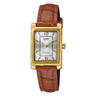 Casio Classic Analog LTP-1234GLL-7ADF Silver Dial 21mm Leather Strap Women's Watch