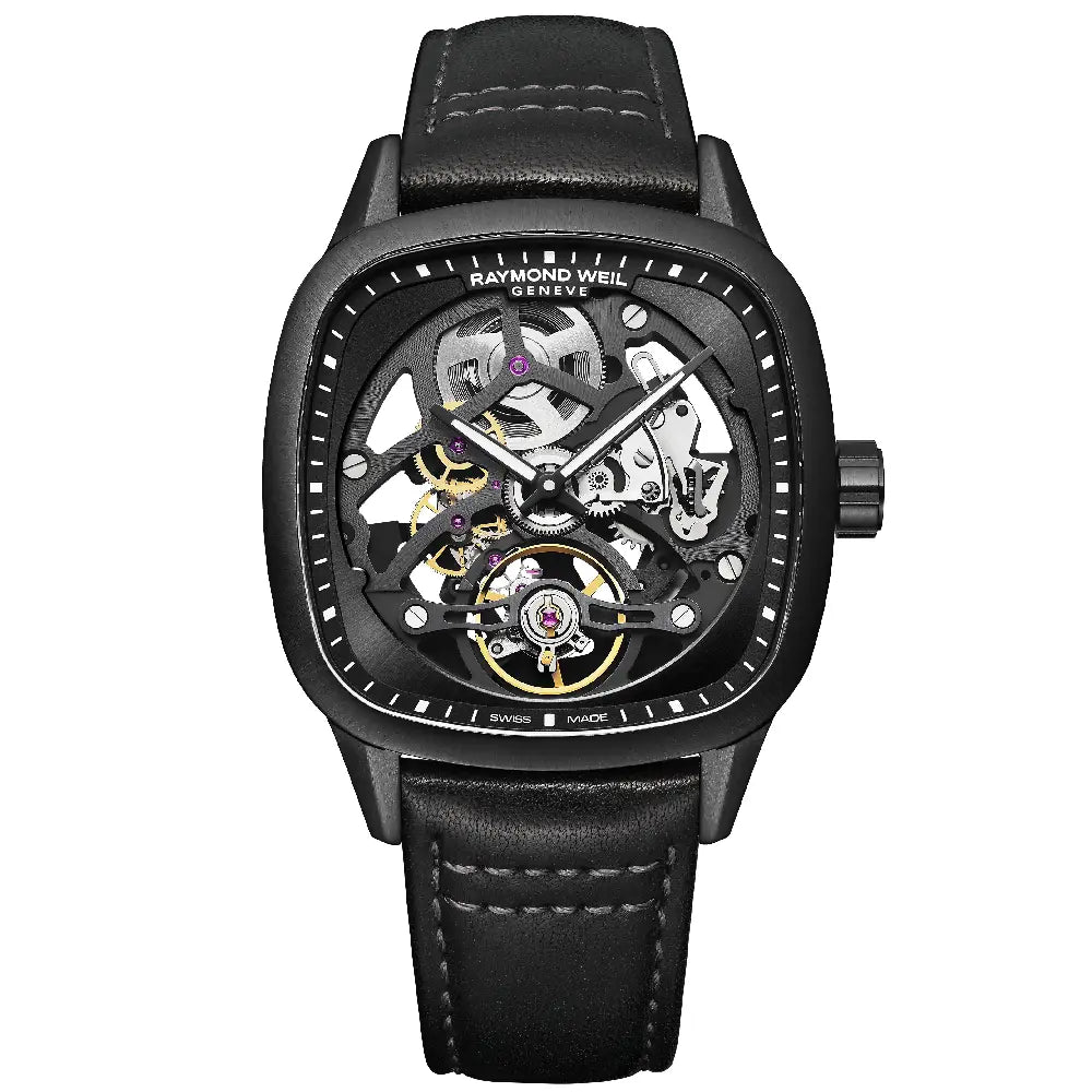 Raymond Weil Freelancer Cushion Skeleton Limited Edition (500 PCS) 2795-BKC-20000 Men's Watch