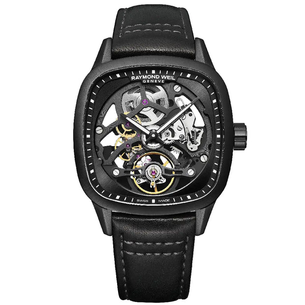 Raymond Weil Freelancer Cushion Skeleton Limited Edition (500 PCS) 2795-BKC-20000 Men's Watch