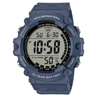 Casio Digital Wide Face AE-1500WH-2AVDF Blue Dial Resin Strap Men's Watch