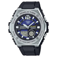 Casio Analog-Digital MWQ-100-2AVDF Blue Dial Resin Strap Men's Watch